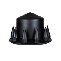 United Pacific - Pointed Front or Rear Axle Cover With 33mm Spike Thread-On Nut Covers - Matte Black