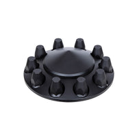 United Pacific - Pointed Front or Rear Axle Cover With 33mm Standard Thread-On Nut Covers - Matte Black