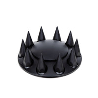 United Pacific - Dome Front or Rear Axle Cover With 33mm Spike Thread-On Nut Covers - Matte Black