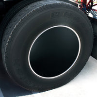 United Pacific - Aero Full-Moon Rear Axle Cover Kit - Matte Black, Indigo Blue or Candy Red