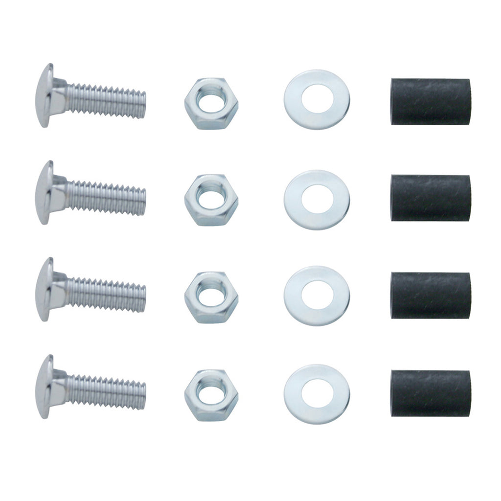 United Pacific - Top or Bottom Mud Flap Plate Hardware - Bolt Thru