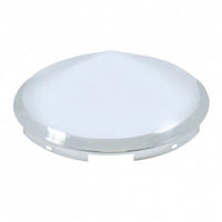 United Pacific - 5 Even Notched Stainless Steel Pointed Front Hubcap - 7/16" Lip