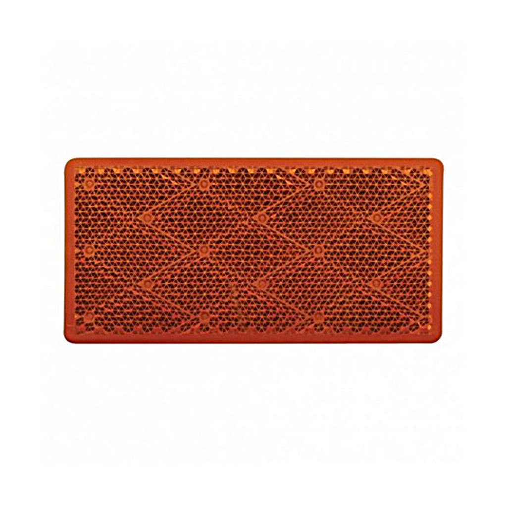 United Pacific - Rectangular Quick Mount Reflector (Red)