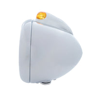 Stainless Steel Guide 682-C Headlight 6014 & Dual Mode LED Signal (Amber or Clear Lens)