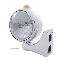 Stainless Steel Guide 682-C Headlight 6014 & Dual Mode LED Signal (Amber or Clear Lens)