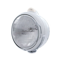 Stainless Steel Guide 682-C Headlight 6014 & Dual Mode LED Signal (Amber or Clear Lens)