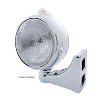 Stainless Steel Guide 682-C Headlight H6024 & Dual Mode LED Signal (Amber or Clear Lens)