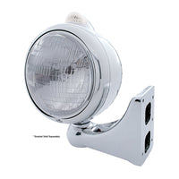 Chrome Guide 682-C Headlight H6024 & Dual Mode LED Signal - Amber LEDs (Amber or Clear Lens)
