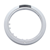 United Pacific - Stainless Steel Bullet Classic Headlight H4 With White LED & Signal (Amber or Clear Lens)
