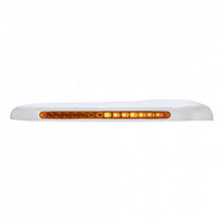 Sequential 14 Amber LED Front Fender Cover For Peterbilt 388 (2008-2015) & 389 (2008-2023) Amber Lens (Driver or Passenger Side)