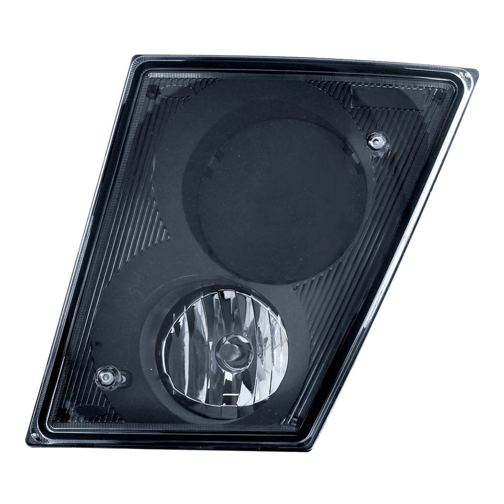 United Pacific - Black Fog Light Assembly For 2003-2017 Volvo VN/VNL (Driver or Passenger Side)