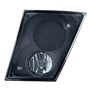 United Pacific - Black Fog Light Assembly For 2003-2017 Volvo VN/VNL (Driver or Passenger Side)