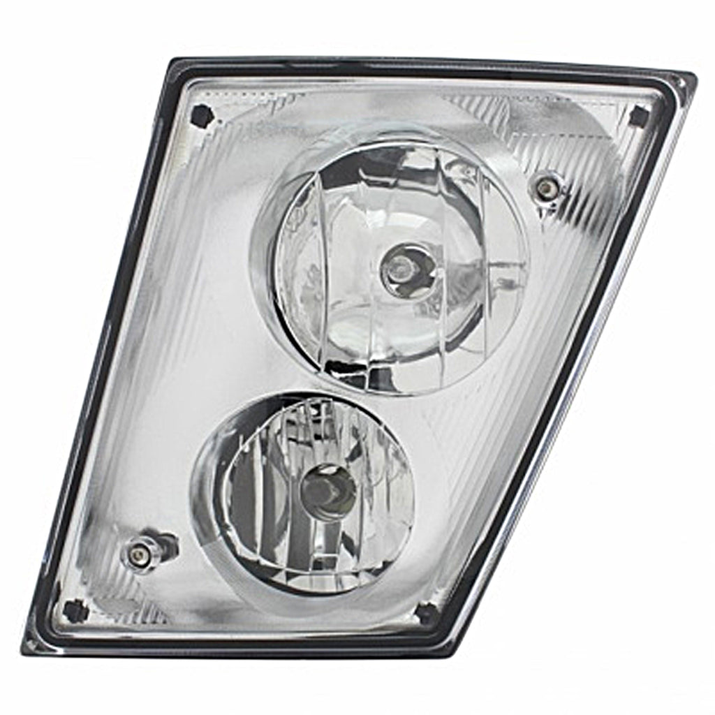 Chrome Fog/Driving Light Assembly For 2003-2017 Volvo VN/VNL (Driver or Passenger Side)