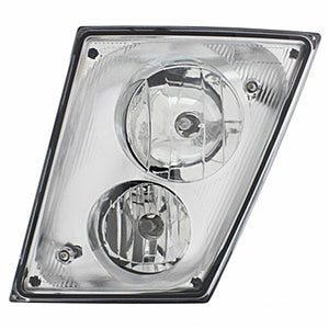 Chrome Fog/Driving Light Assembly For 2003-2017 Volvo VN/VNL (Driver or Passenger Side)