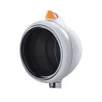 Stainless Steel Guide 682-C Headlight No Bulb & Original Style LED Signal (Amber or Clear)