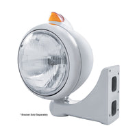 Stainless Steel Guide 682-C Headlight H6024 & Original Style LED Signal (Amber or Clear)