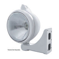 Stainless Steel Guide 682-C Headlight H4 & Original Style LED Signal (Amber LEDs/Amber or Clear Lens)