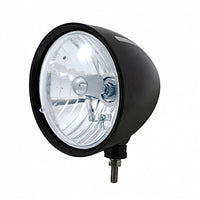 United Pacific - Black "Billet" Style Groove Headlight Crystal H4 Bulb