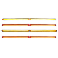 United Pacific - Dual 24 LED Dual Function 12" GloLight Bar With Bezel (Various Colors)
