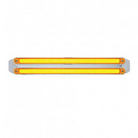 United Pacific - Dual 24 LED Dual Function 12" GloLight Bar With Bezel (Various Colors)