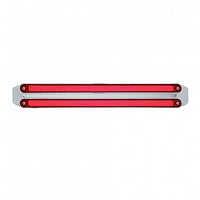 United Pacific - Dual 24 LED Dual Function 12" GloLight Bar With Bezel (Various Colors)
