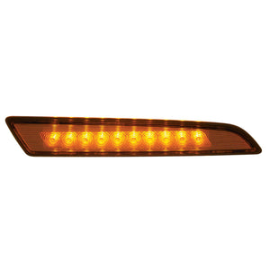 United Pacific - 10 LED Hood Fender Side Marker Light For 2018-2024 Volvo VN/VNL (Driver or Passenger Side)