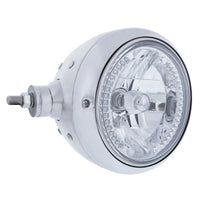 Chrome Guide 682-C Style Headlight Assembly w Crystal Lens & 34 LEDs Position Light (Left or Right Hand Side)