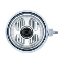 Stainless Steel Guide 682-C Style Headlight Assembly w/LED Headlight & Dual Color Position Light (Left or Right Hand Side)