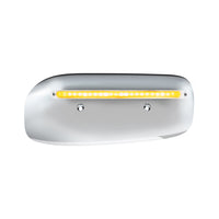 24 LED GloLight Rear Headlight Housing Cover For 2008-2023 Peterbilt 389 Amber LEDS (Driver or Passenger Side)