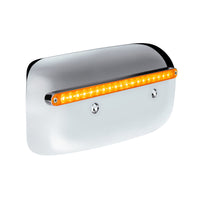 19 LED Rear Headlight Housing Cover For 2008-2023 Peterbilt 389 - Amber LEDs w Amber or Clear Lens (Driver or Passenger Side)