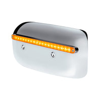 19 LED Rear Headlight Housing Cover For 2008-2023 Peterbilt 389 - Amber LEDs w Amber or Clear Lens (Driver or Passenger Side)