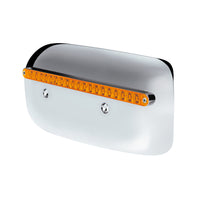 19 LED Rear Headlight Housing Cover For 2008-2023 Peterbilt 389 - Amber LEDs w Amber or Clear Lens (Driver or Passenger Side)