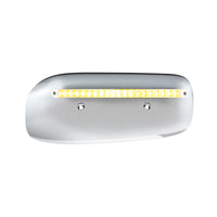 19 LED Rear Headlight Housing Cover For 2008-2023 Peterbilt 389 - Amber LEDs w Amber or Clear Lens (Driver or Passenger Side)
