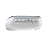 19 LED Rear Headlight Housing Cover For 2008-2023 Peterbilt 389 - Amber LEDs w Amber or Clear Lens (Driver or Passenger Side)