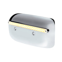 19 LED Rear Headlight Housing Cover For 2008-2023 Peterbilt 389 - Amber LEDs w Amber or Clear Lens (Driver or Passenger Side)