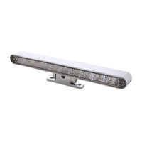 10 LED Dual Function 3rd Brake Light w Chrome or Black Swivel Pedestal Base (Red LEDs/Red Lens)