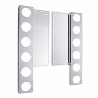 United Pacific - Freightliner Stainless Front Air Cleaner Bracket Only - 12 Light Cutouts