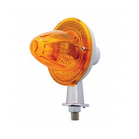 1-1/8" or 2-1/8" Arm Crystal Honda Light With Single or Double Contact (Amber Lens)