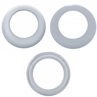 United Pacific - Chrome Twist-On Light Bezel For 2" or 4" Round Light Grommet