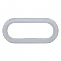 United Pacific - Chrome Twist-On Light Bezel For 6" Oval Light Grommet
