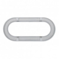 United Pacific - Chrome Twist-On Light Bezel For 6" Oval Light Grommet