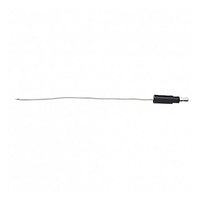 United Pacific - 6" Single Lead Wire With .180 Bullet Termination & Stripped End (Black or White))