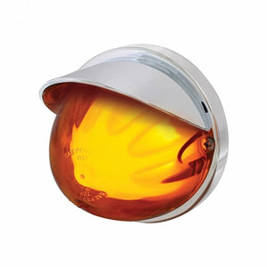 9 LEDs Dual Function GloLight Watermelon Flush Mount Kit With Visor - Amber LEDs (Amber or Clear Lens)