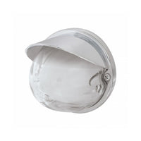 9 LED Dual Function GloLight Watermelon Flush Mount Kit With Visor - Red LED (Red or Clear Lens)