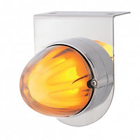 Stainless Light Bracket With 9 LED Dual Function Watermelon GloLight - Amber LEDs (Amber or Clear Lens)
