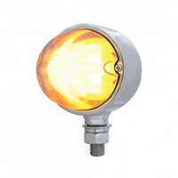 United Pacific - 9 LED Dual Function GloLight Single Face Light - Amber LEDs (Amber or Clear Lens)