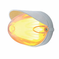 9 LED Dual Function GloLight Watermelon Grakon 1000 Flush Mount Kit With Visor - Amber LEDs (Amber or Clear Lens)