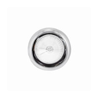 4 LED Dual Function 3/4" Mini Spike Clearance/Marker Light With Stainless Steel Bezel - Amber, Red, Blue or White (Clear Lens)
