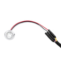4 LED Dual Function 3/4" Mini Watermelon Clearance/Marker Light - Amber, Red, Blue or White LEDs (Clear Lens)