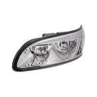 Chrome or Black LED Headlight With Color Changing Position Light Bar For Peterbilt 386 (2005-2015) & 387 (199-2010) (Driver or Passenger Side)